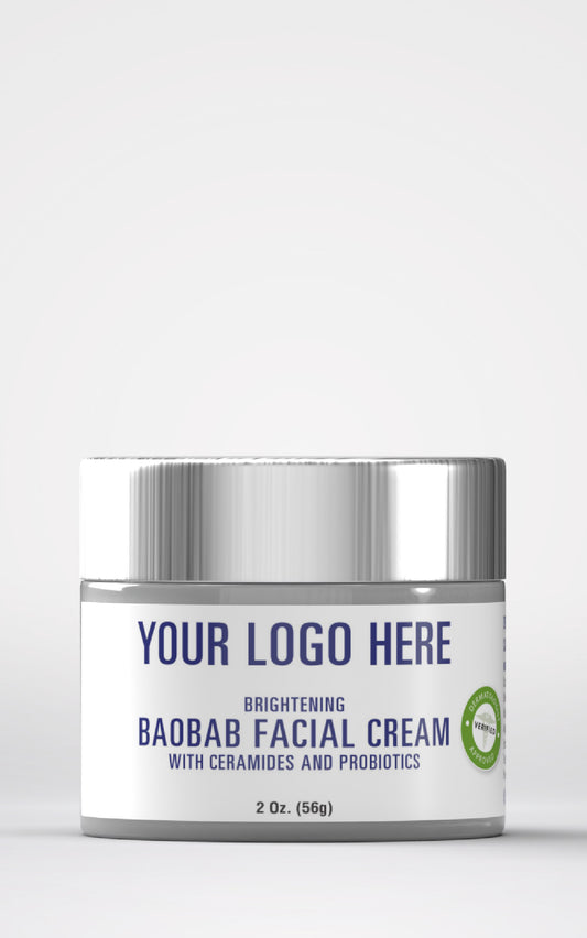 SAMPLE - Brightening Baobab Facial Cream with Ceramides and Probiotics