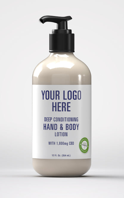 Deep Conditioning Hand & Body Lotion with 1,800mg CBD