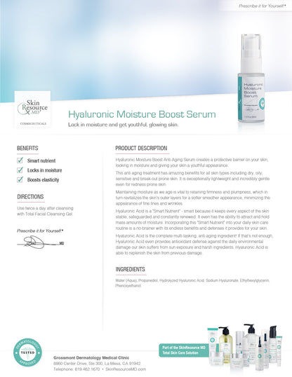 Hyaluronic Moisture Boost Serum