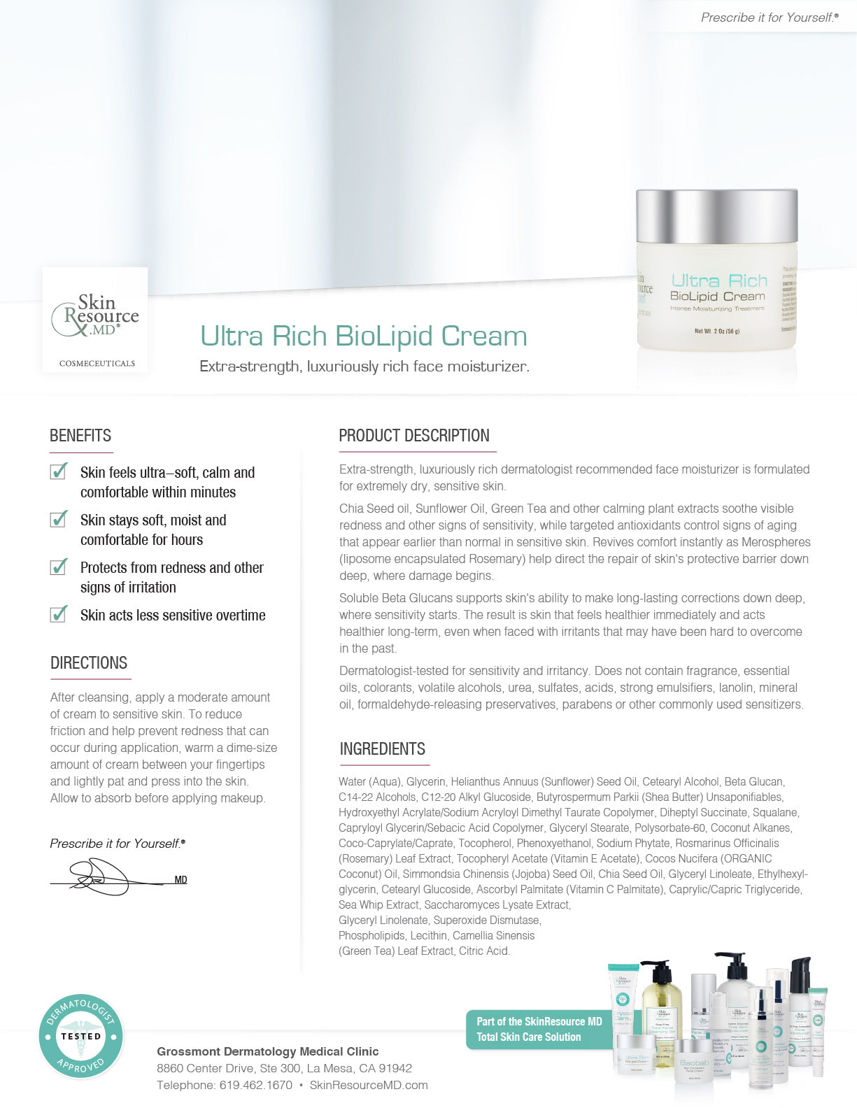 Ultra Rich Biolipid Cream